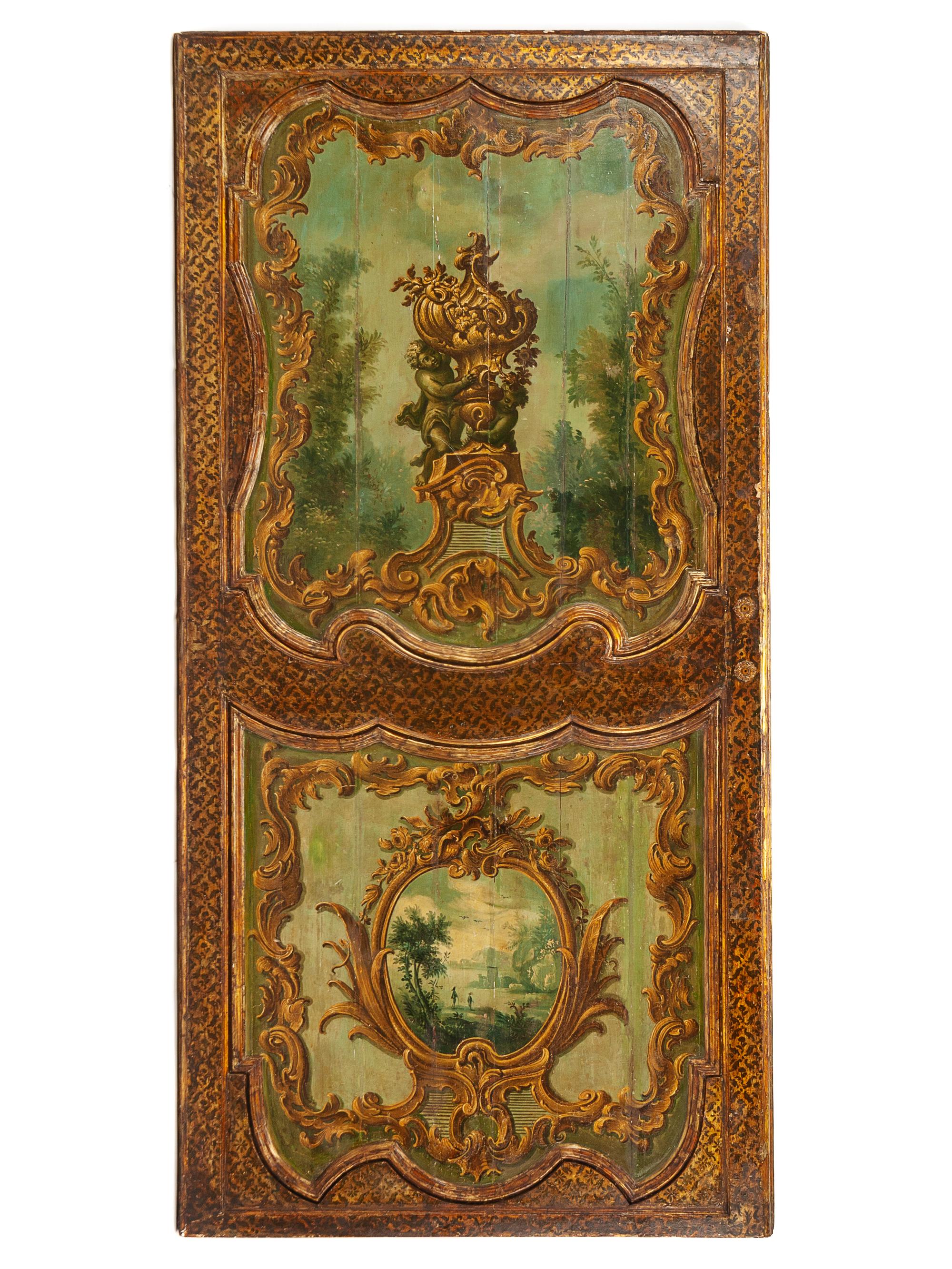 A French Painted Door Panel