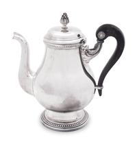 A Christofle Silver-Plate Coffee Pot
