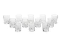 A Set of Twelve Baccarat Rotary Double Old Fashioned Glasses