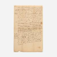 [Americana] [Declaration of Independence] Read, George Autograph Document