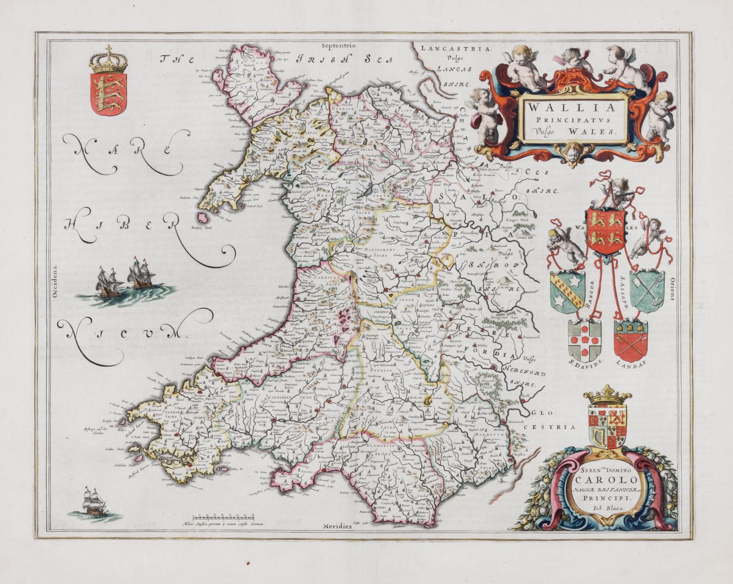 SPEED, John. A group of 2 regional maps of England with hand-coloring in wash and outline, comprising: