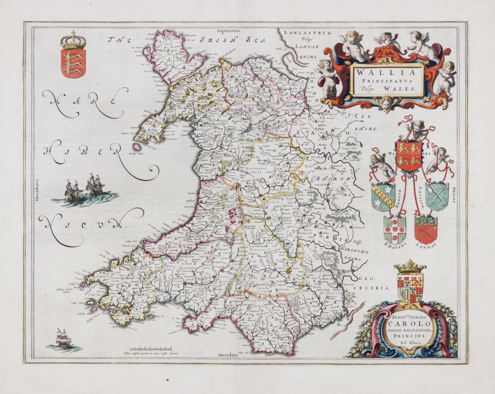 SPEED, John. A group of 2 regional maps of England with hand-coloring in wash and outline, comprising: