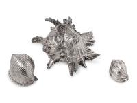 A Group of Three Verdura Silver-Plate Clad Seashells