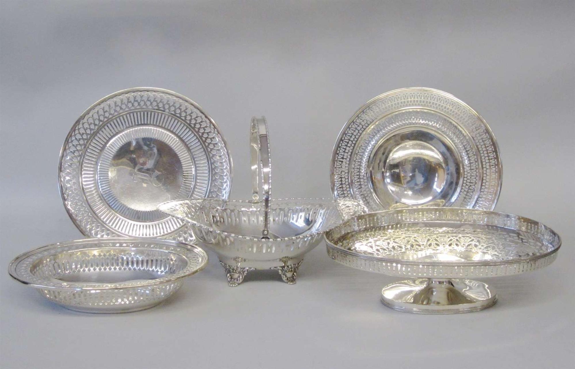 Sterling silver basket lebkuecher & co., newark, nj, late 19th/early 20th century