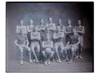 [EDUCATION]. 10 large format glass negatives featuring students at Wilberforce University.