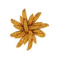Chanel Gold-Plated Wheat Brooch, 1994