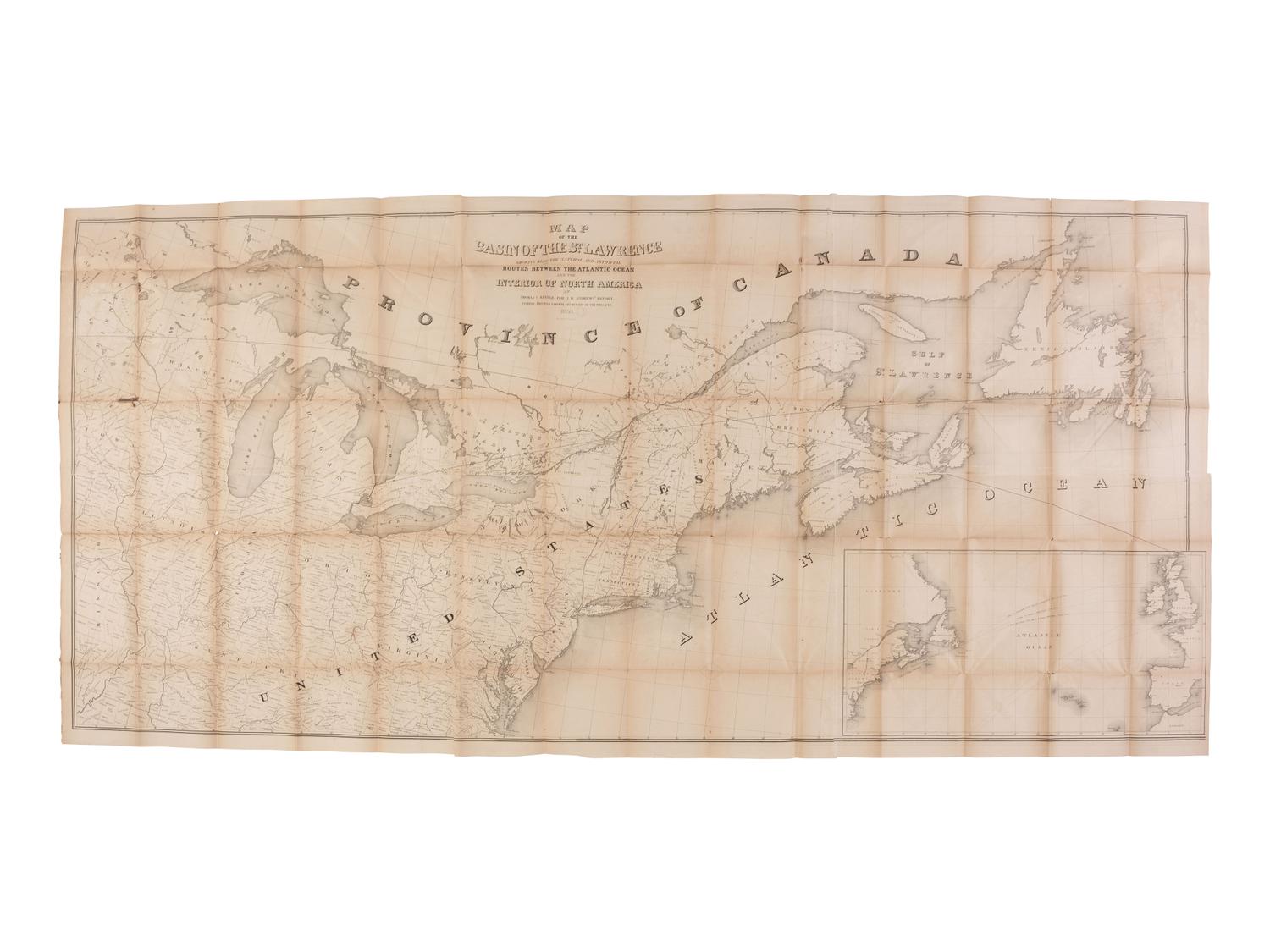 [MAPS & ATLASES]. "Maps. Andrews Report." [ With: ] "Maps. Gibbon's Report."