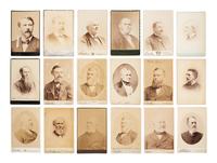 [EARLY PHOTOGRAPHY] Photographs of 19th century politicians, abolitionists, authors, and performers