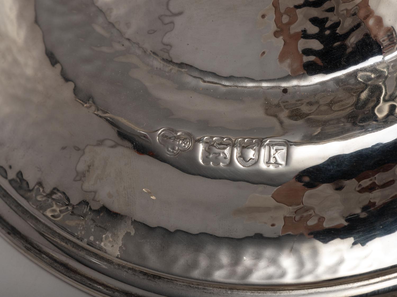Arts and Crafts Hammered Epergne, 1905