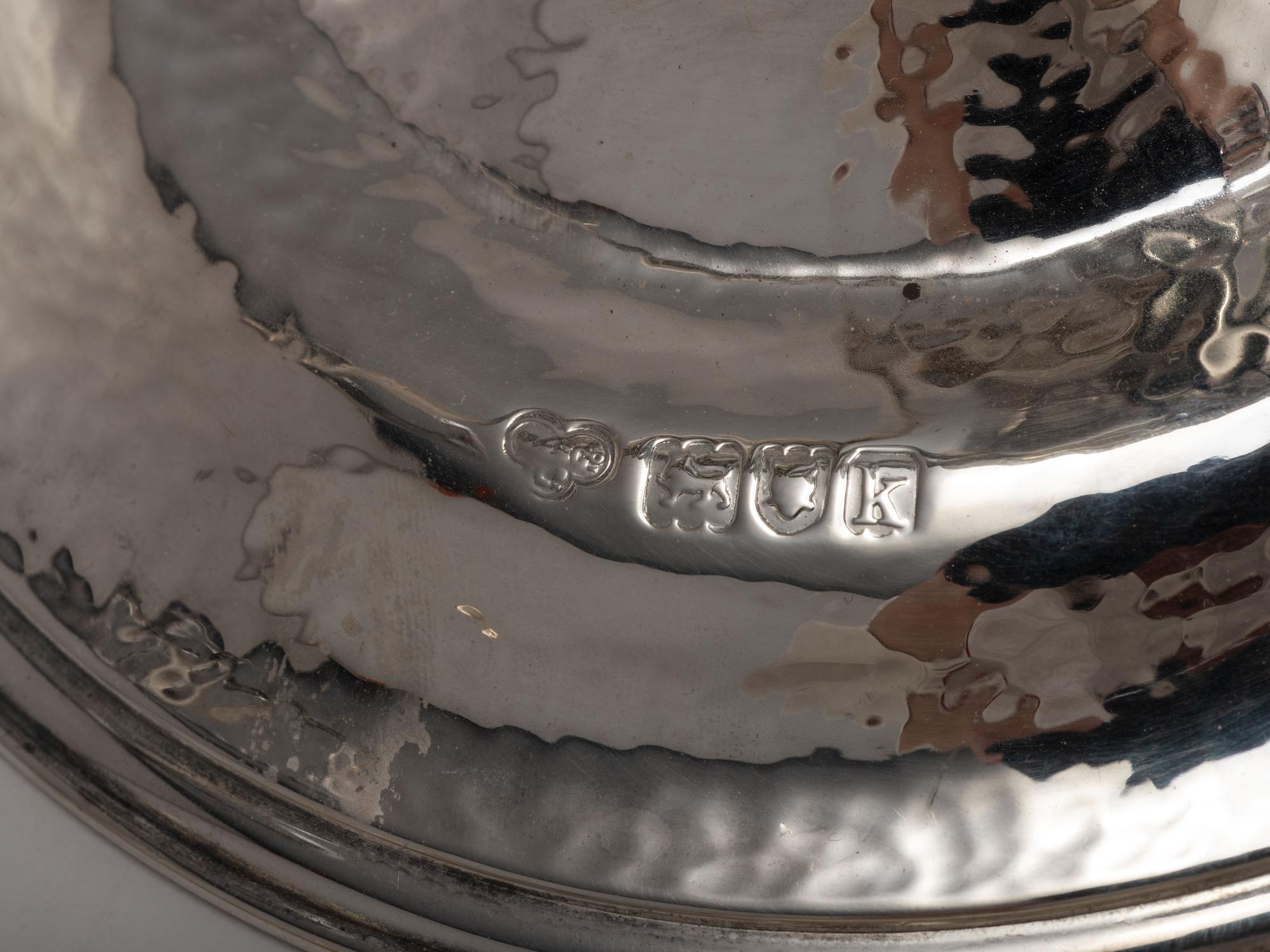 Arts and Crafts Hammered Epergne, 1905