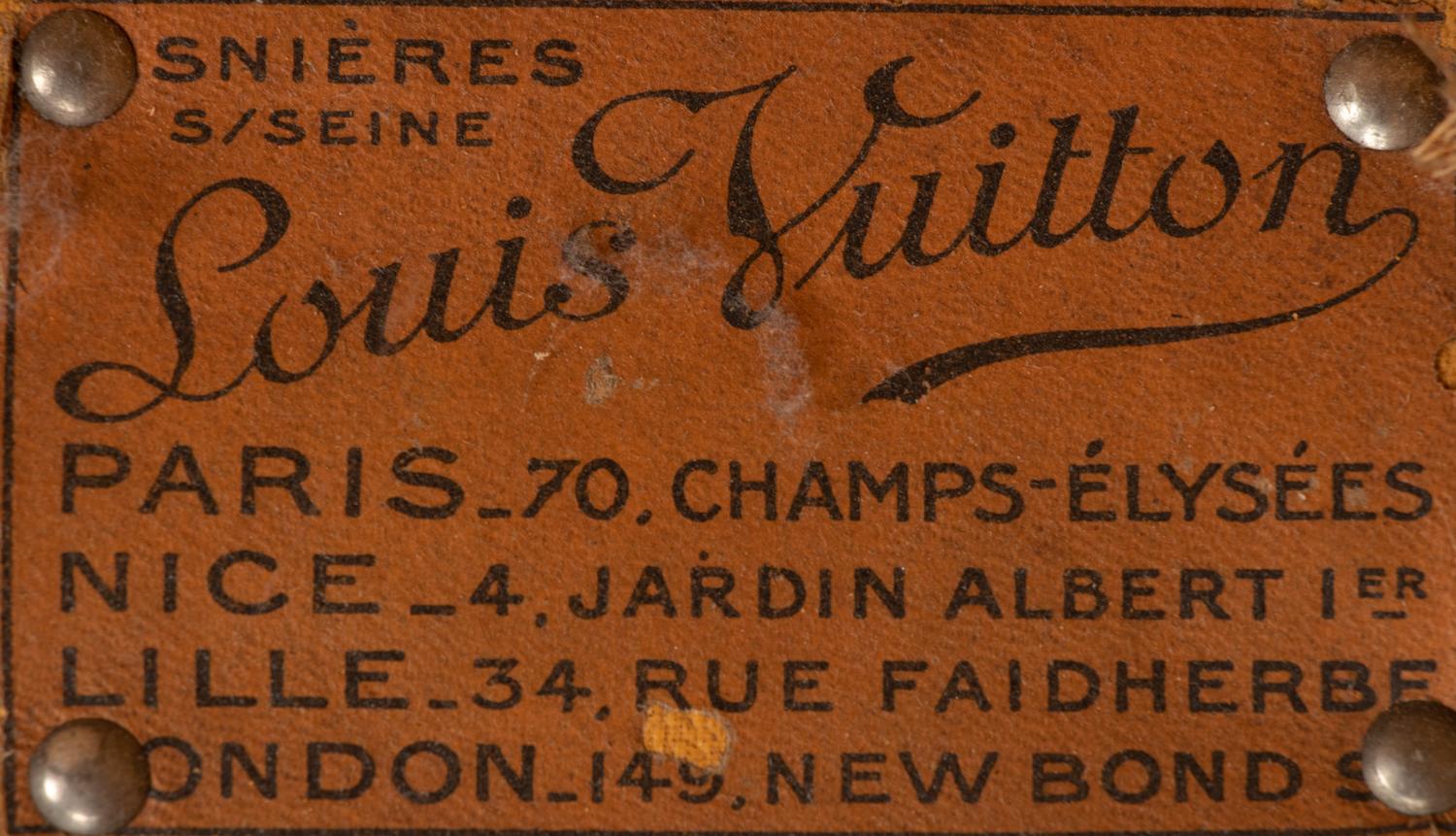 Louis Vuitton Malle-Armoire Steamer Wardrobe Trunk, Early 20th Century