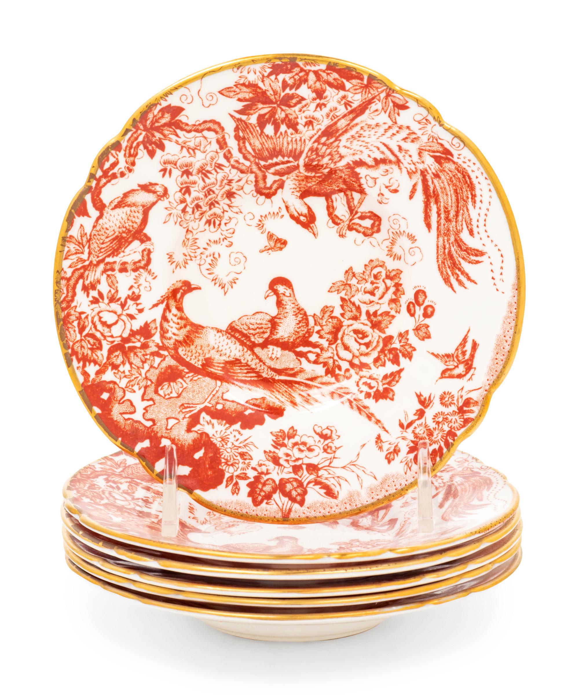 A Cased Set of Royal Crown Derby Porcelain Cups and Saucers