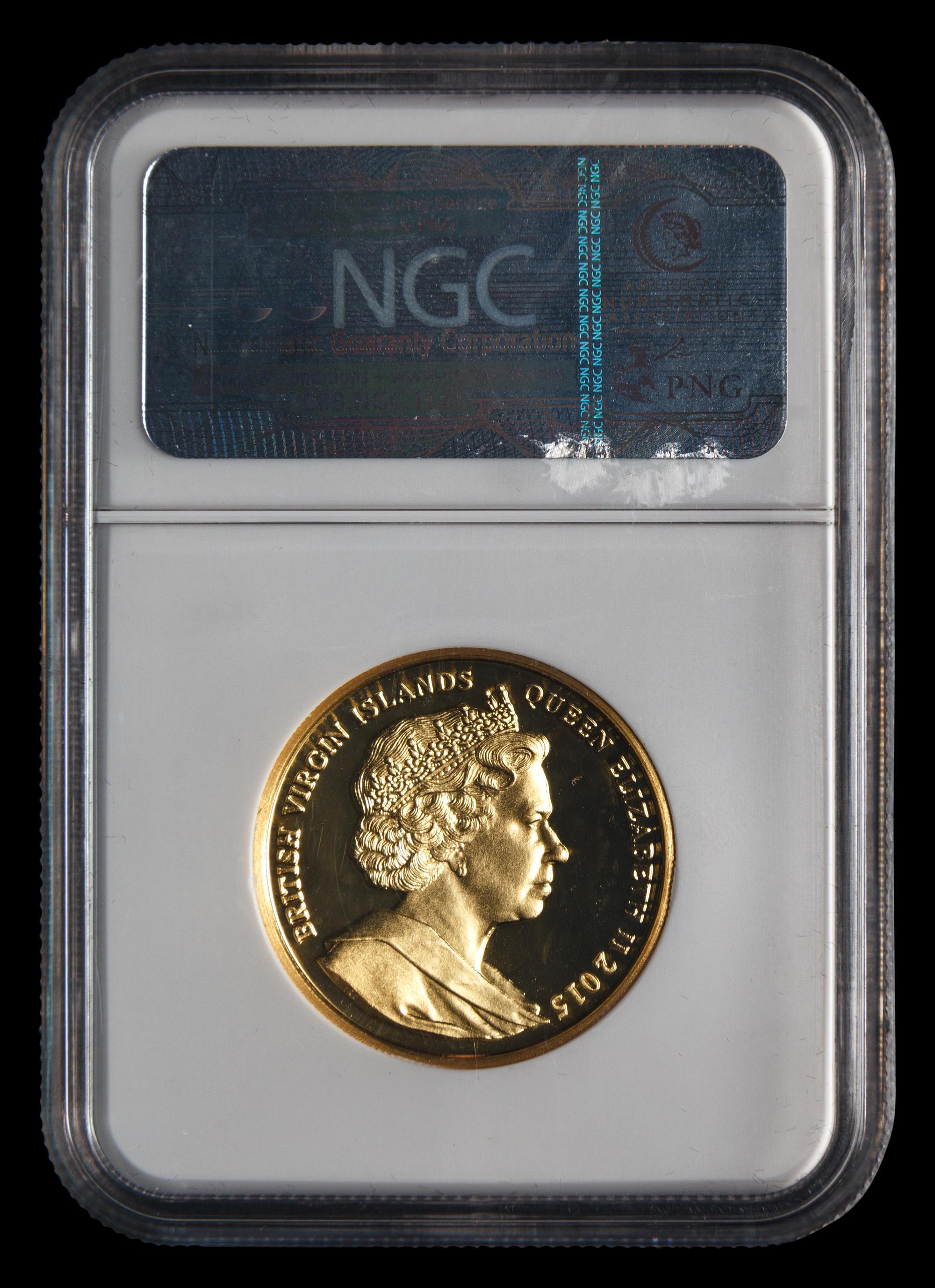 [BRITISH VIRGIN ISLANDS] A Pobjoy Mint 2015 Abraham Lincoln $125 Gold Ultra High Relief Proof (NGC PF69 Ultra Cameo)