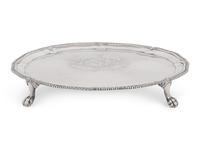 An Irish George III Silver Salver