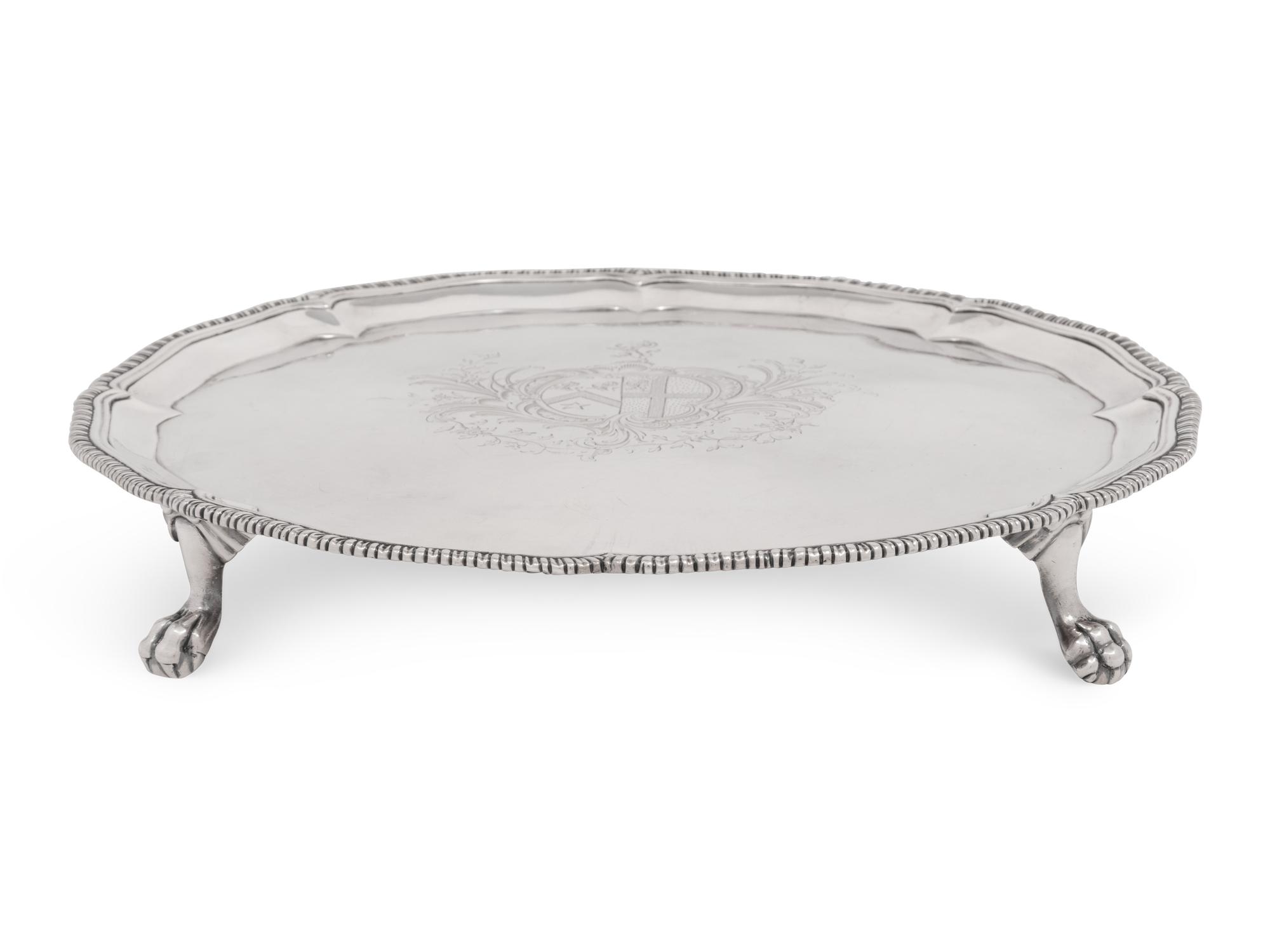 An Irish George III Silver Salver