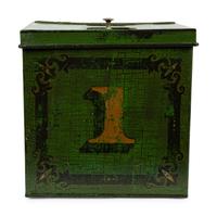Two Vintage Painted Tea Tins — 19TH CENTURY