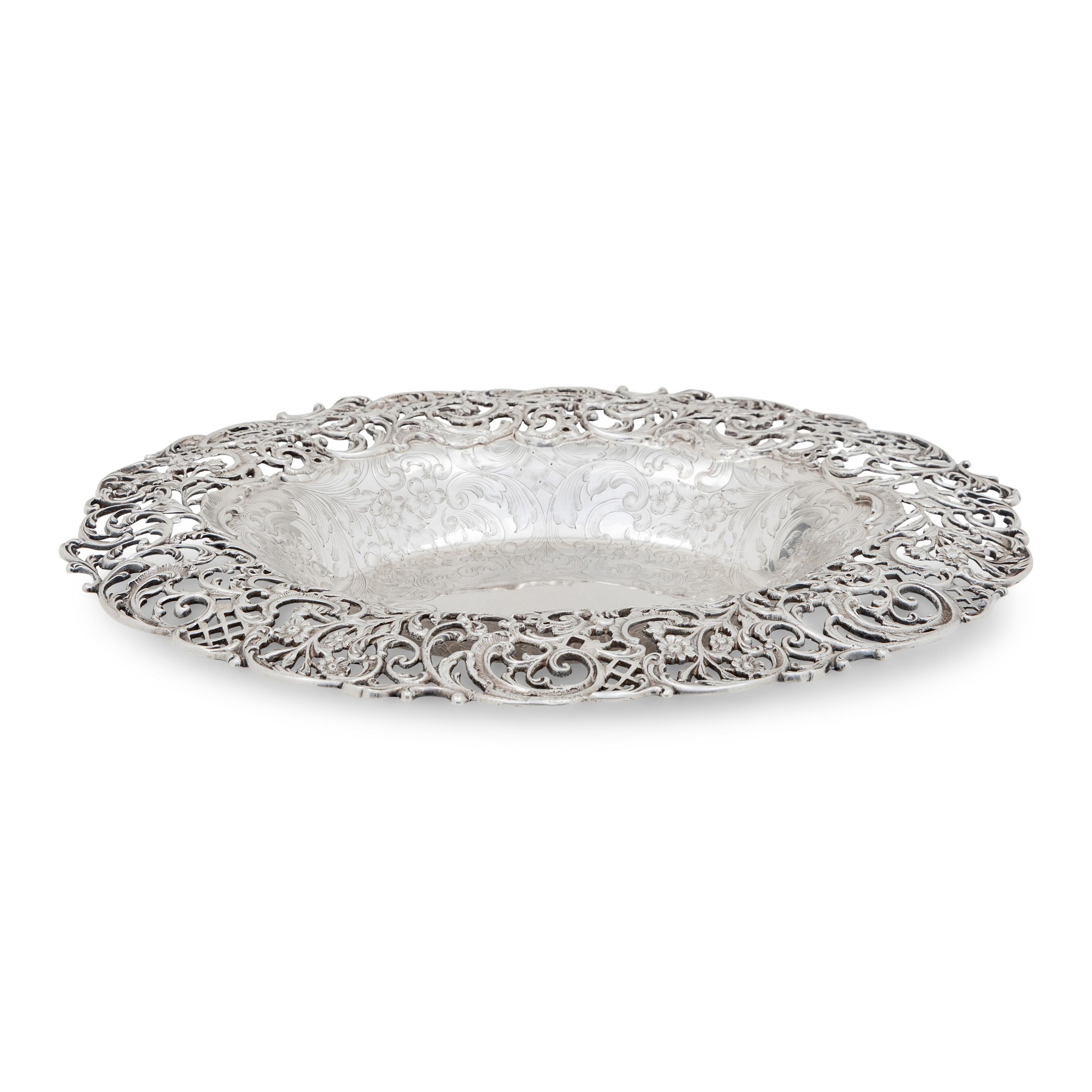 An American Silver Pierced Center Bowl