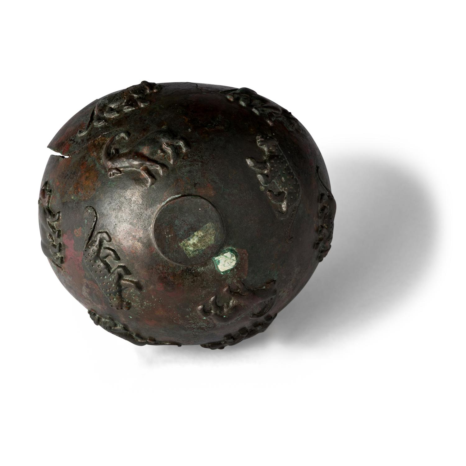 A Sumerian Copper Bowl with a Procession of Animals