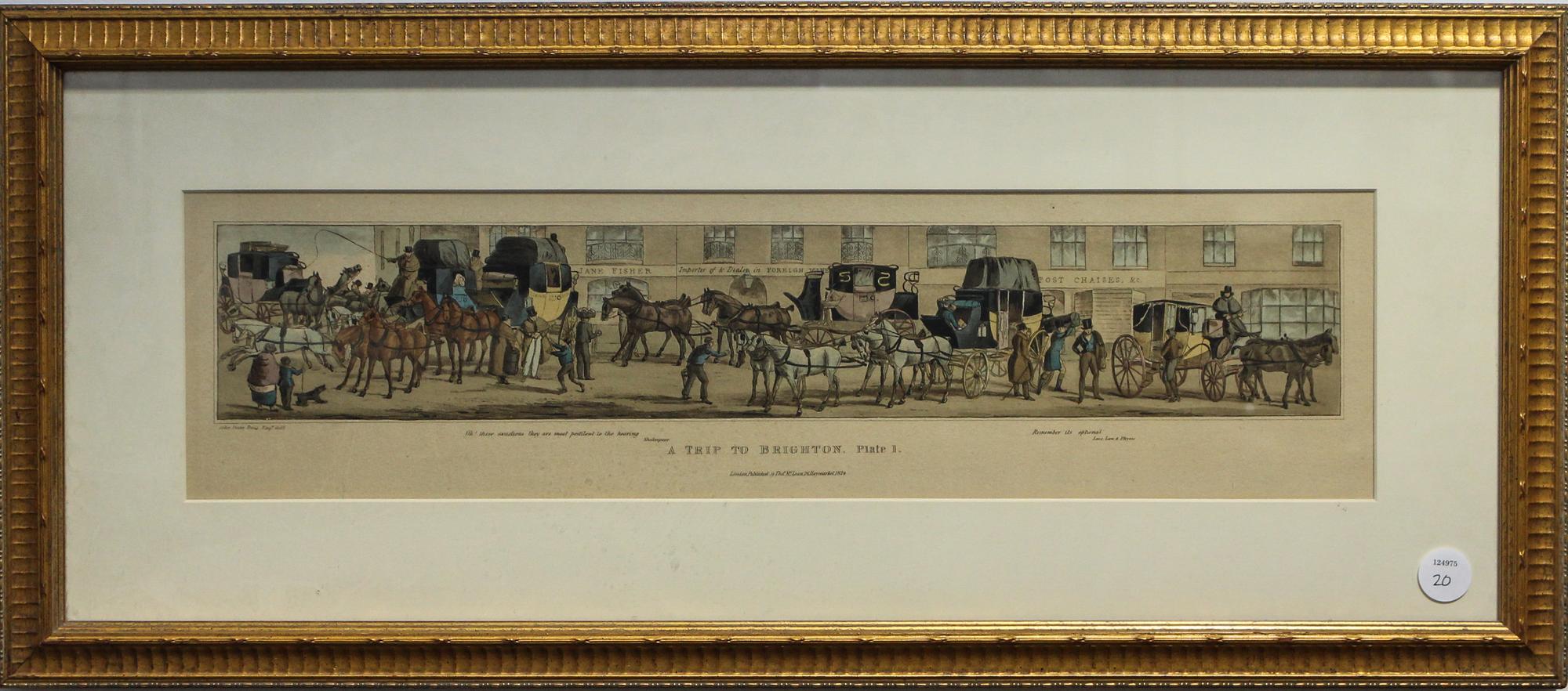 John Dean Paul, (British, 1775-1852), Trip to Brighton