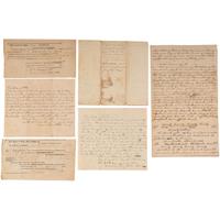 [AUTOGRAPHS & MANUSCRIPTS] -- [NORTHWEST TERRITORY & OHIO]. A group of 31 manuscript and partially printed documents, late 18th to early 19th century, including: