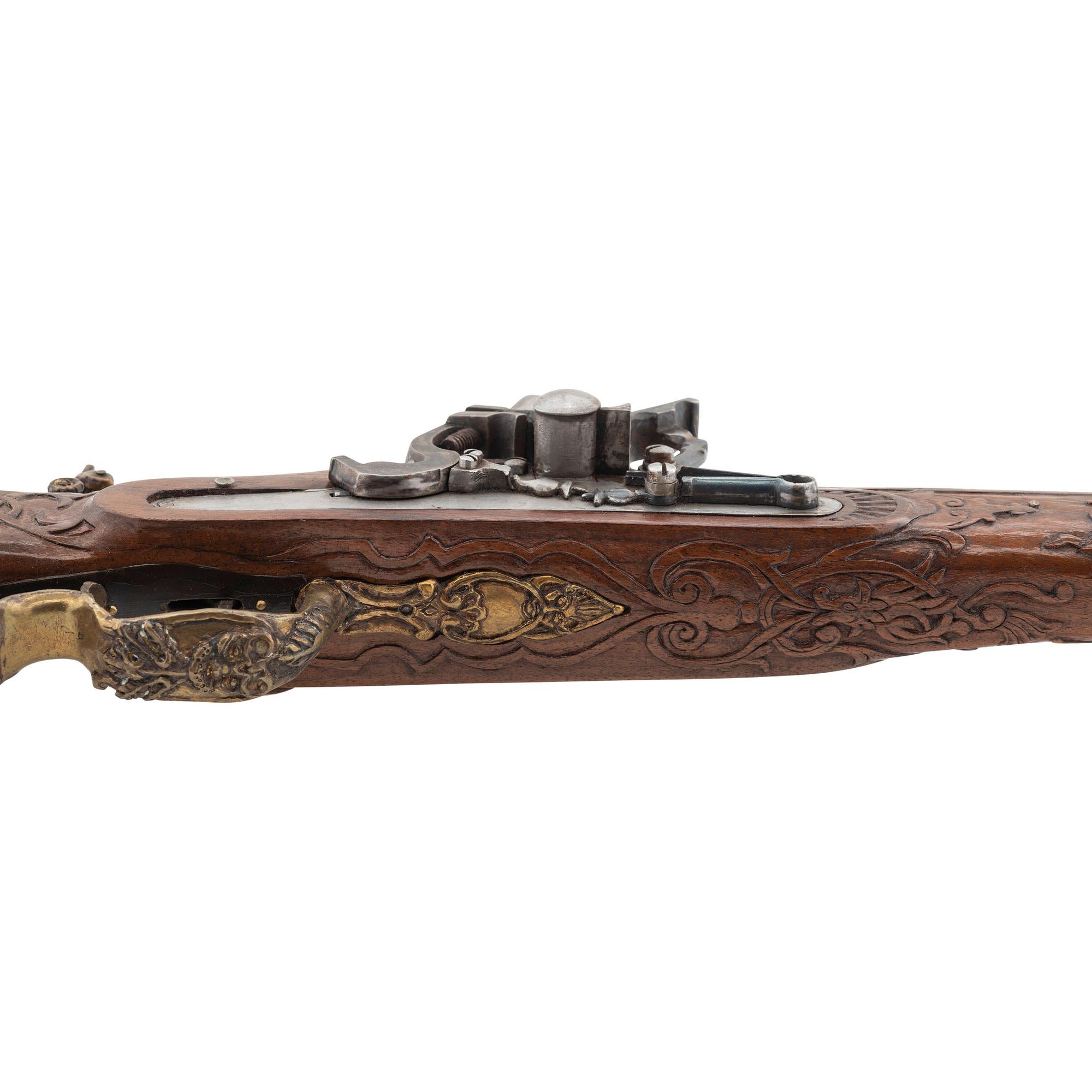 Contemporary Snaphaunce Rifle with Heidelberg Castle Motif