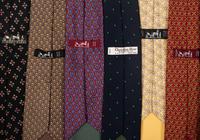 Collection of Twelve Men's Ties: Nine Hermès, Two Dior, and One Chanel, 1980s-2000s
