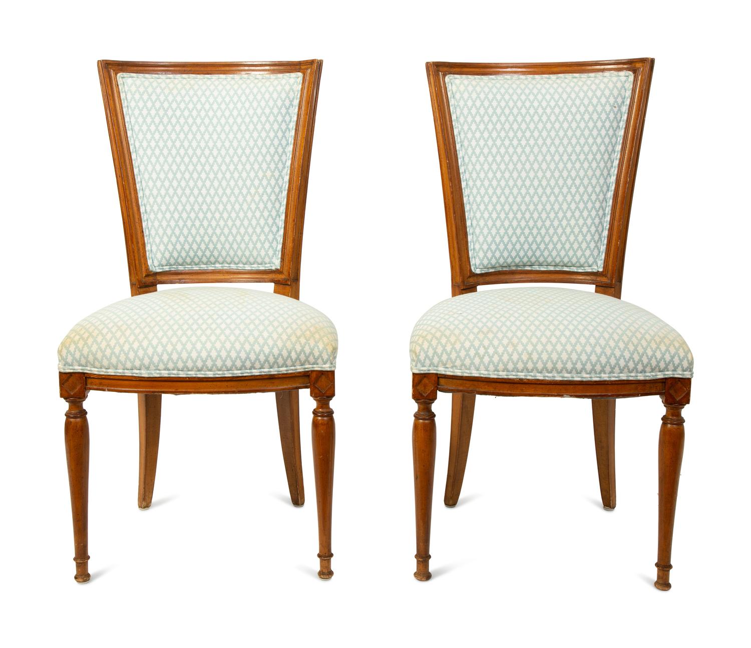 A Set of Four French Art Deco Dining Chairs — EARLY 20TH CENTURY