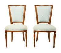 A Set of Four French Art Deco Dining Chairs — EARLY 20TH CENTURY
