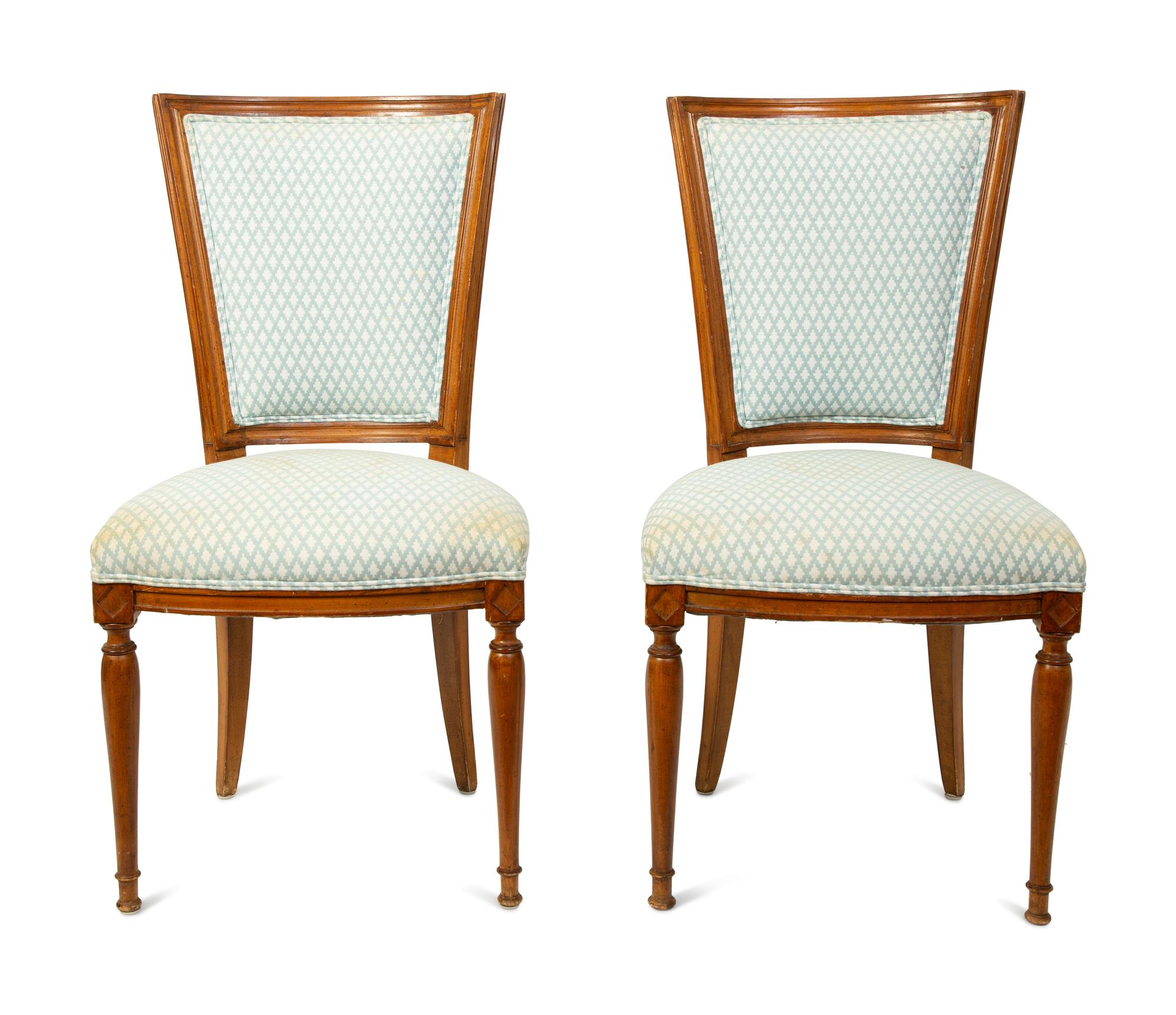 A Set of Four French Art Deco Dining Chairs — EARLY 20TH CENTURY