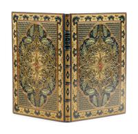 [CALLIGRAPHIC MANUSCRIPT]. SANGORSKI, Alberto, calligrapher and illuminator. -- TENNYSON, Alfred, Lord (1809-1892). Le Morte d'Arthur . [London, ca 1910].
