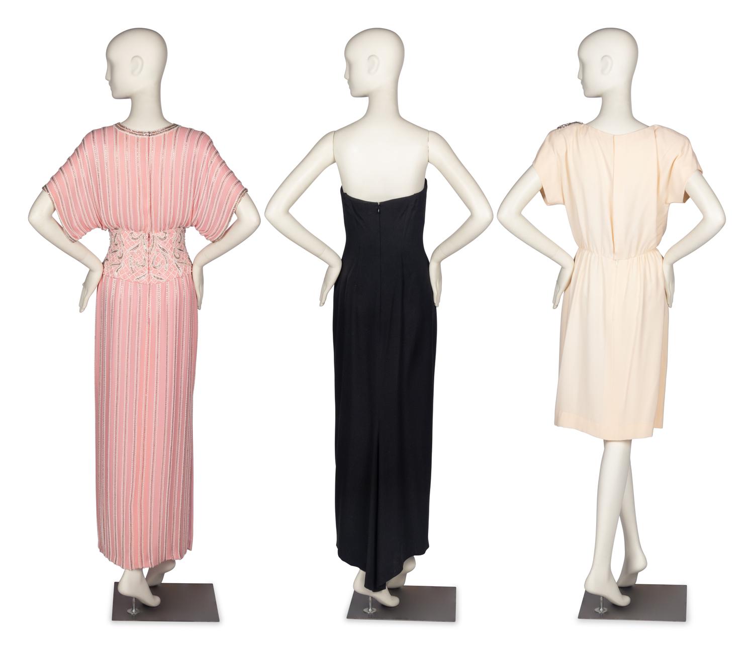 Three Designer Dresses,1980's