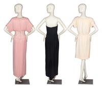 Three Designer Dresses,1980's