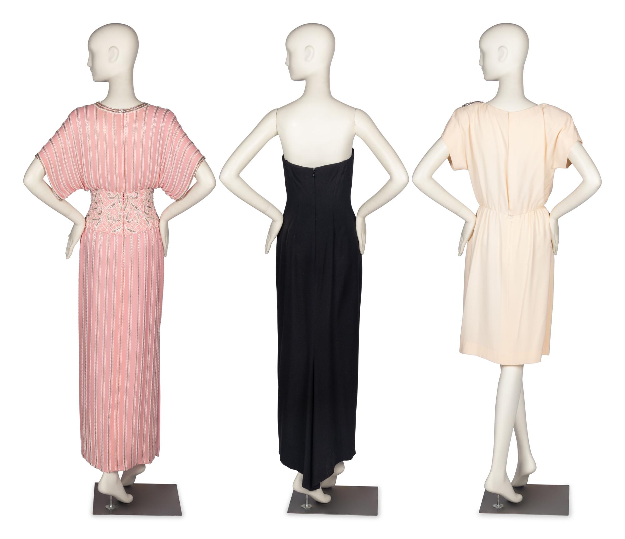 Three Designer Dresses,1980's