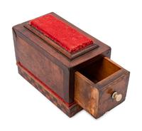 A Continental Parquetry Sewing Box