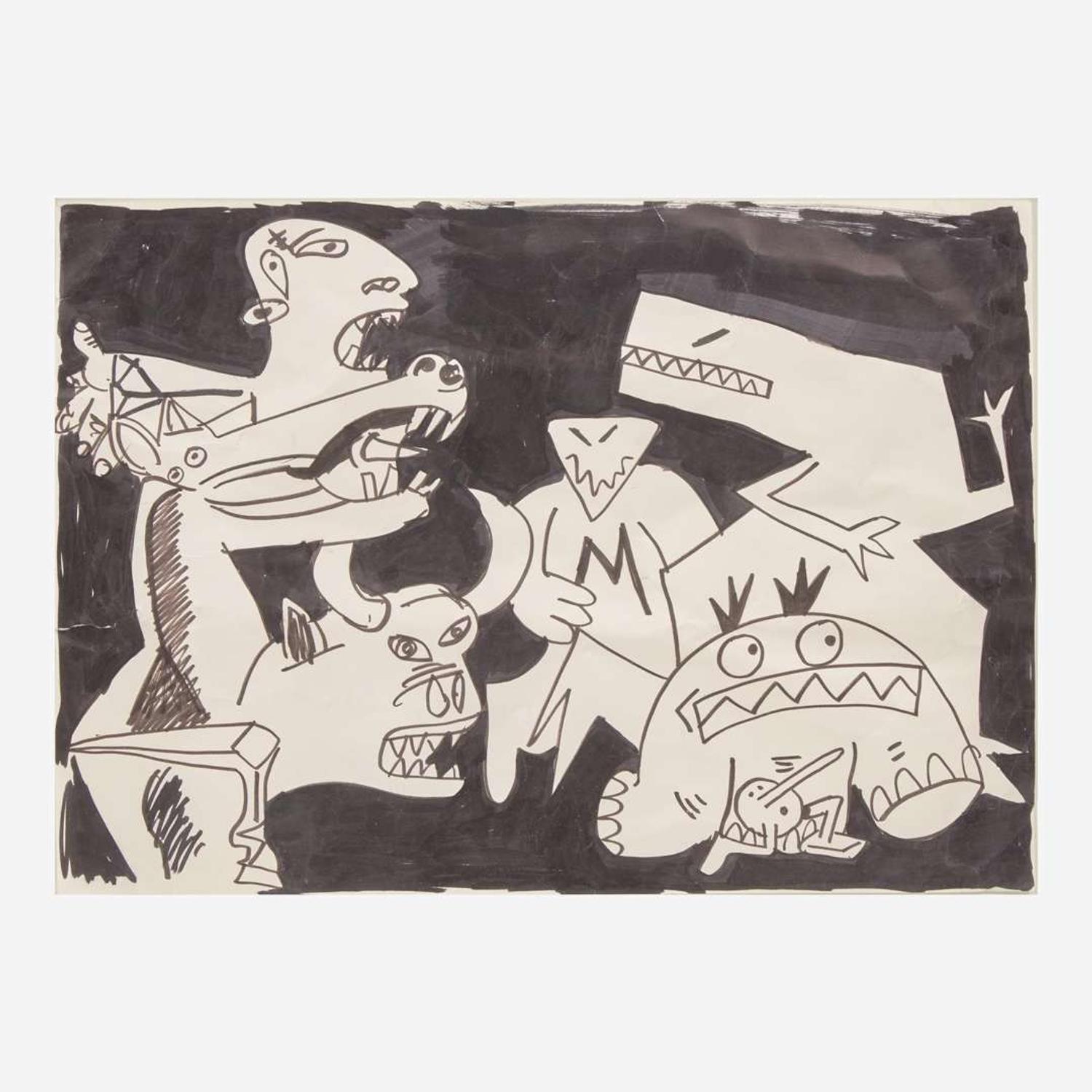 Hervé Di Rosa (French, b. 1959) Di Rosa Meets Picasso