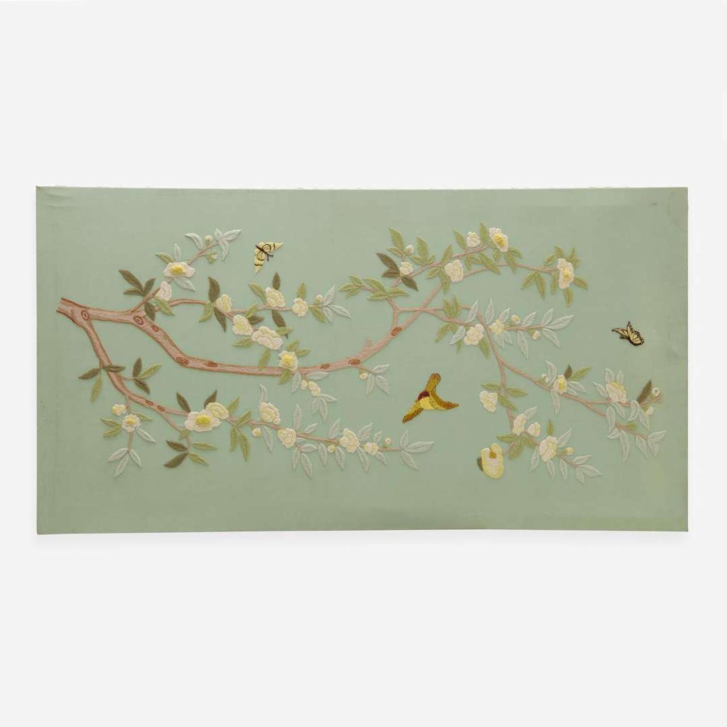 Erica Wilson (American, 1928-2011) Embroidery Panel, USA, 20th century