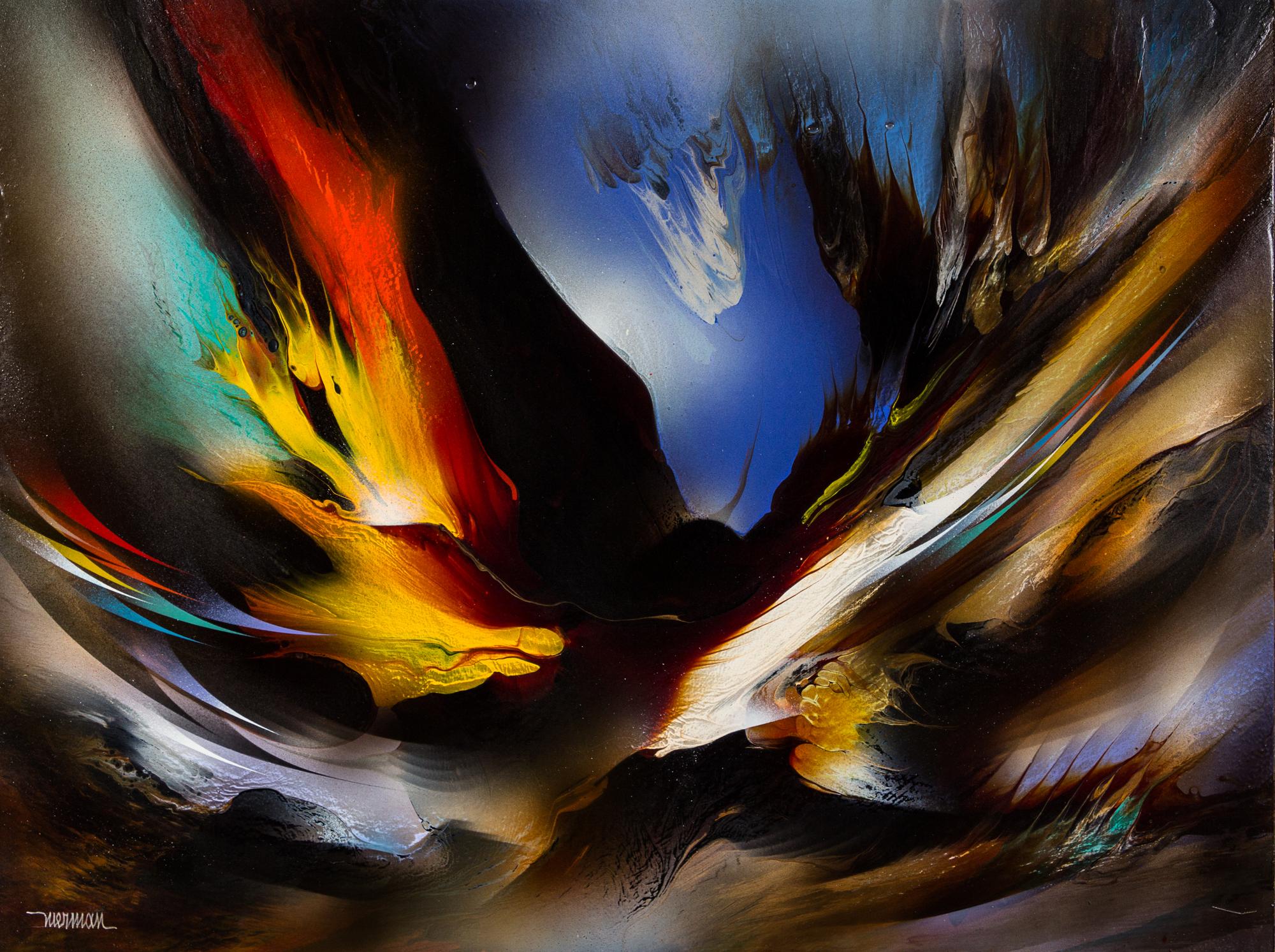 Leonardo Nierman, (Mexican, b. 1932), Genesis