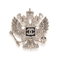 A CHANEL DOUBLE-HEADED EAGLE BROOCH