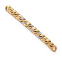 YELLOW GOLD AND DIAMOND BRACELET