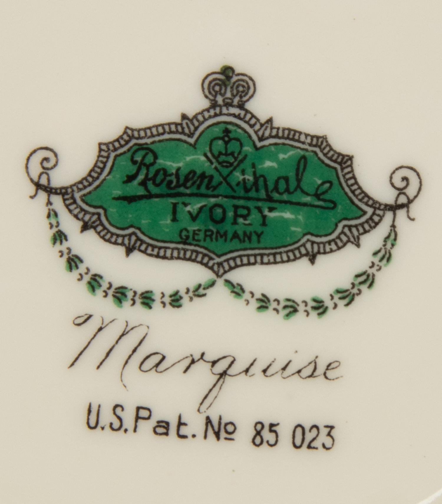 A Rosenthal Porcelain Dinner Service