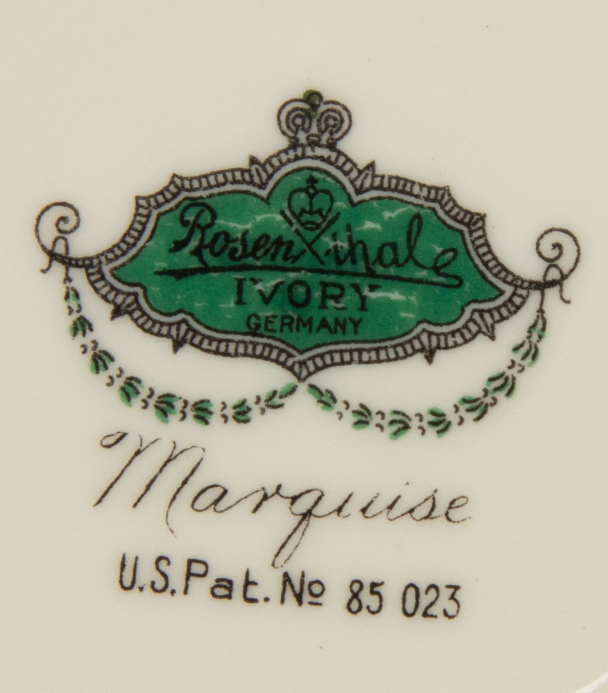 A Rosenthal Porcelain Dinner Service