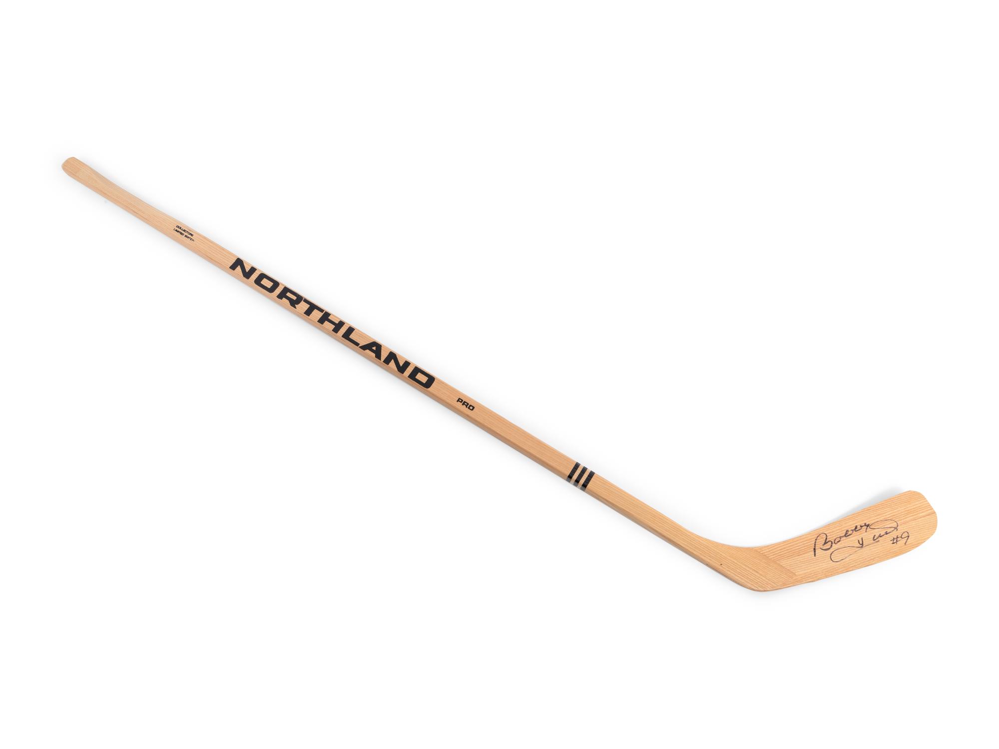 A Bobby Hull Chicago Blackhawks Signed Autograph Northland Hockey Stick,