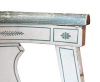 A Set of Six Empire Painted Side Chairs 18" W x 19" D x 35" H — France, Circa 1820