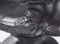 A Large Wedgwood Black Basalt "Warwick" Vase, UK, 19th century