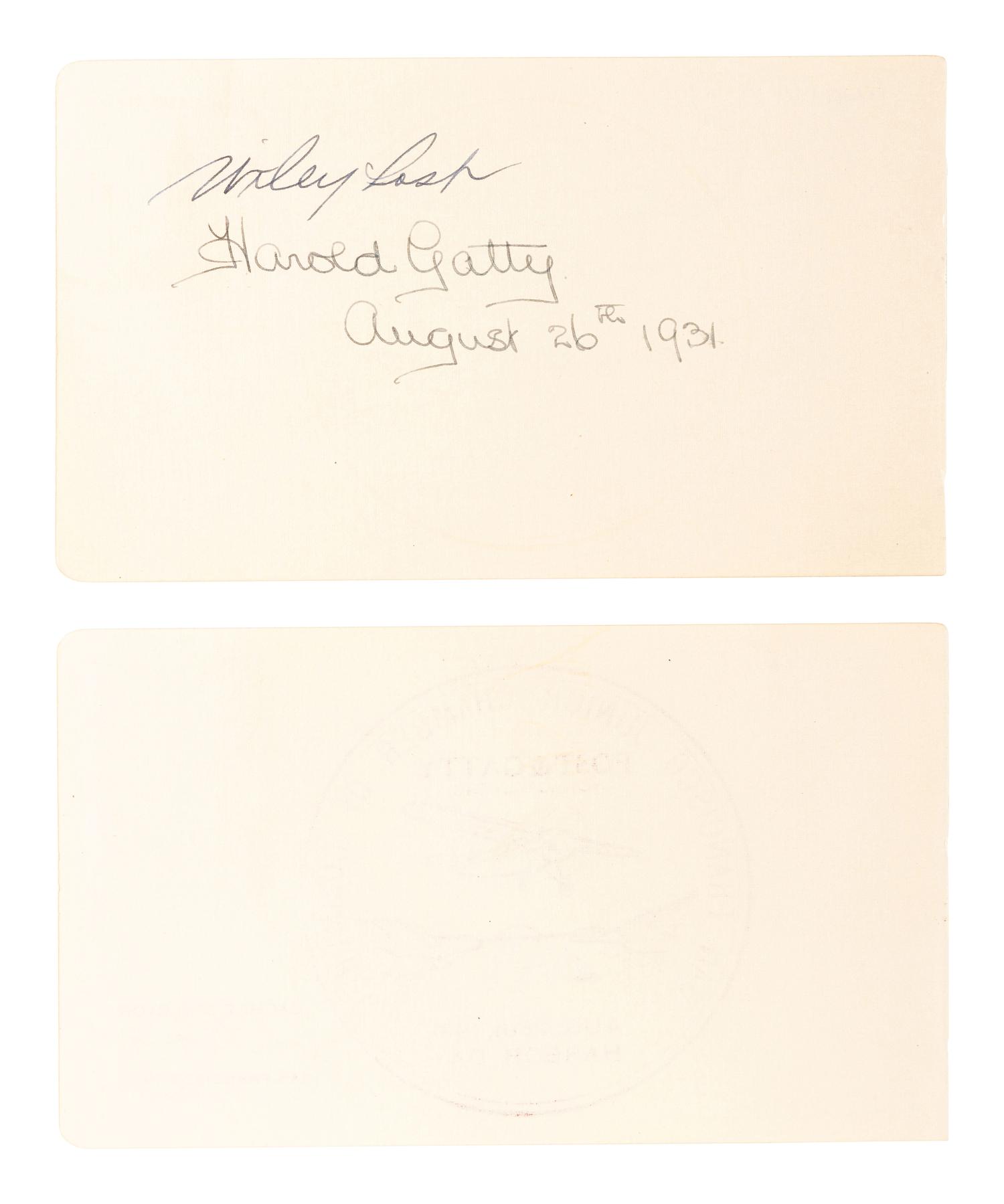 [EXPLORERS]. Autographs of explorers, astronauts, and other pioneers.
