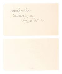 [EXPLORERS]. Autographs of explorers, astronauts, and other pioneers.