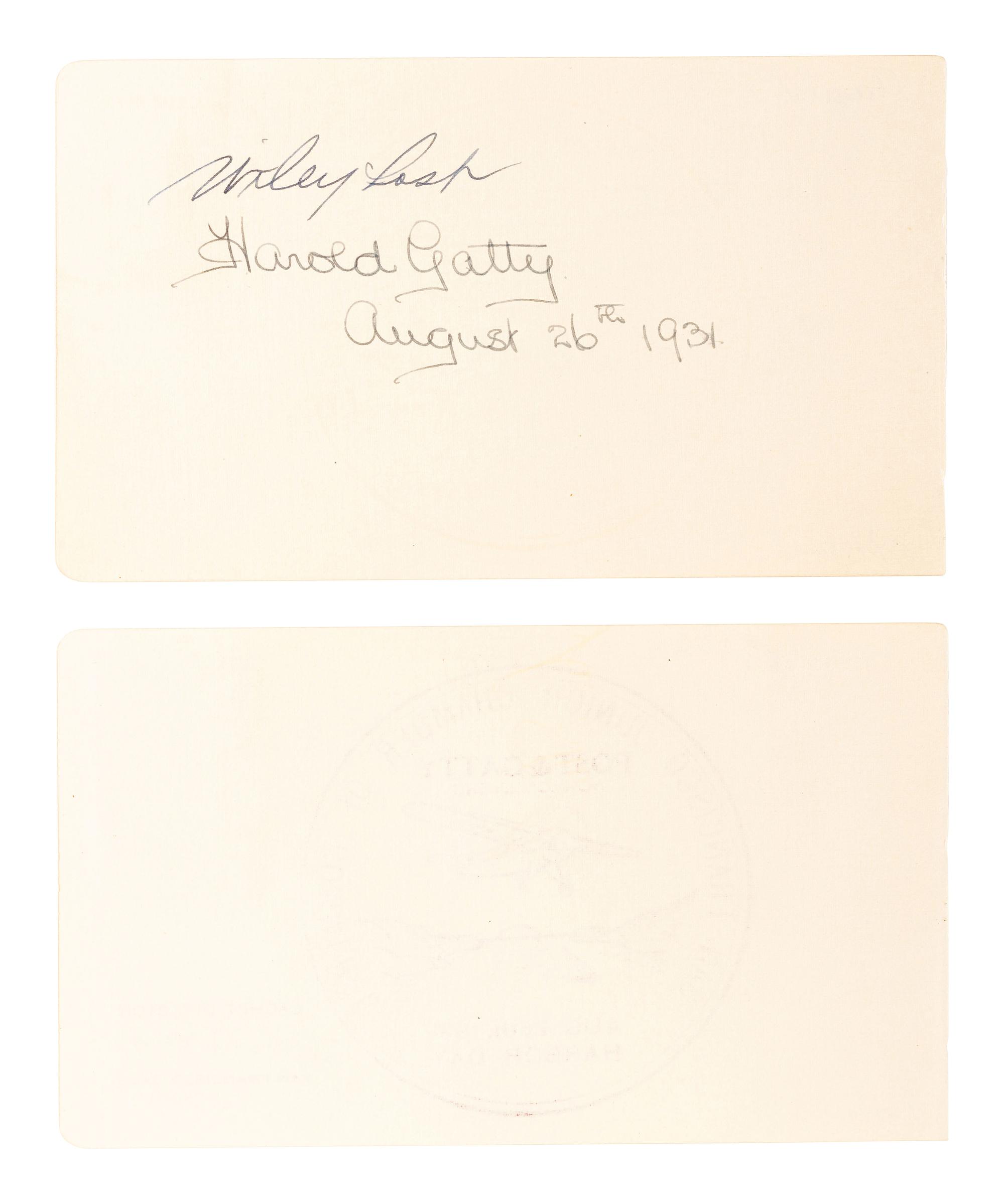 [EXPLORERS]. Autographs of explorers, astronauts, and other pioneers.