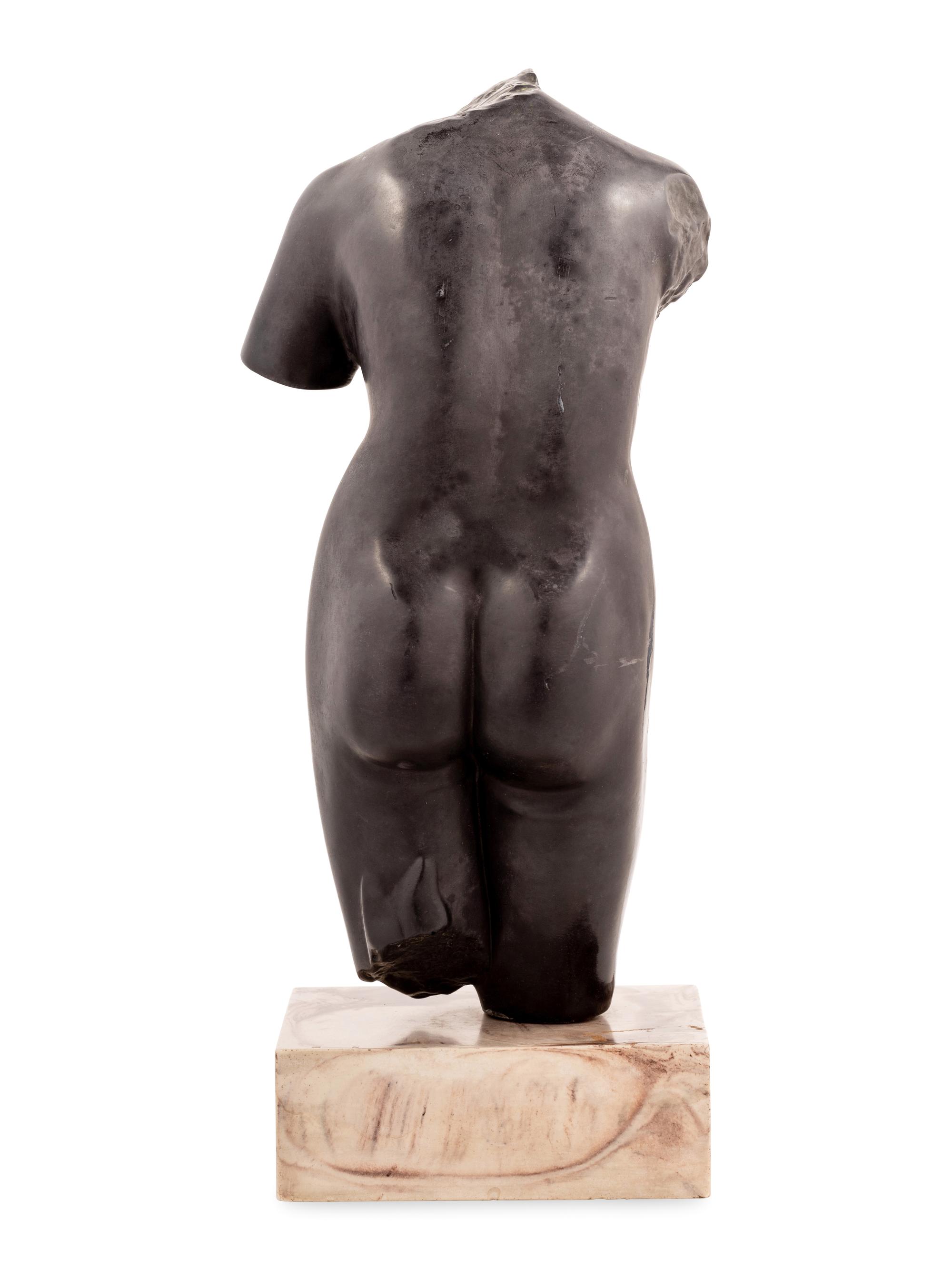 A Black Composition Female Torso