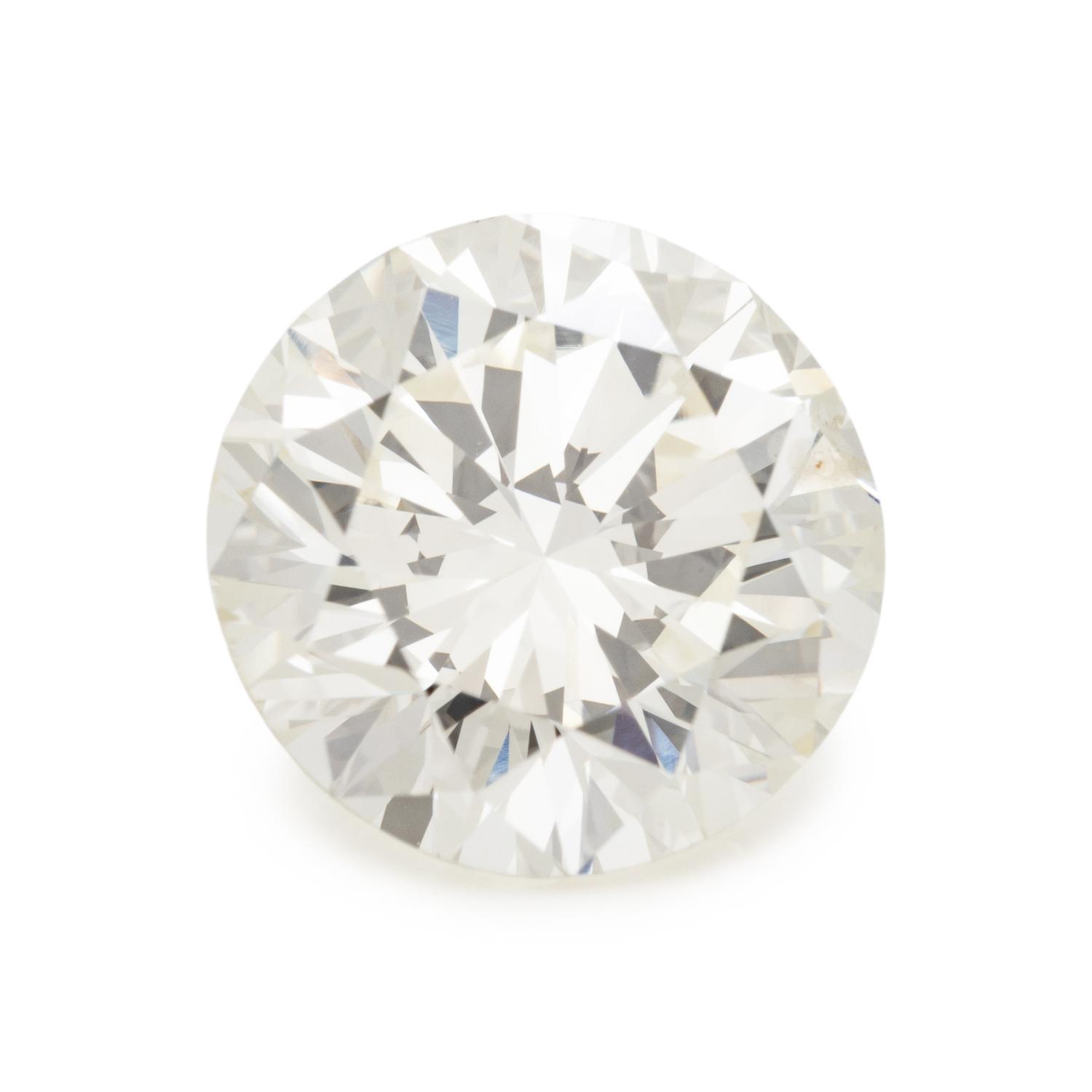 3.04 CARAT ROUND BRILLIANT CUT DIAMOND
