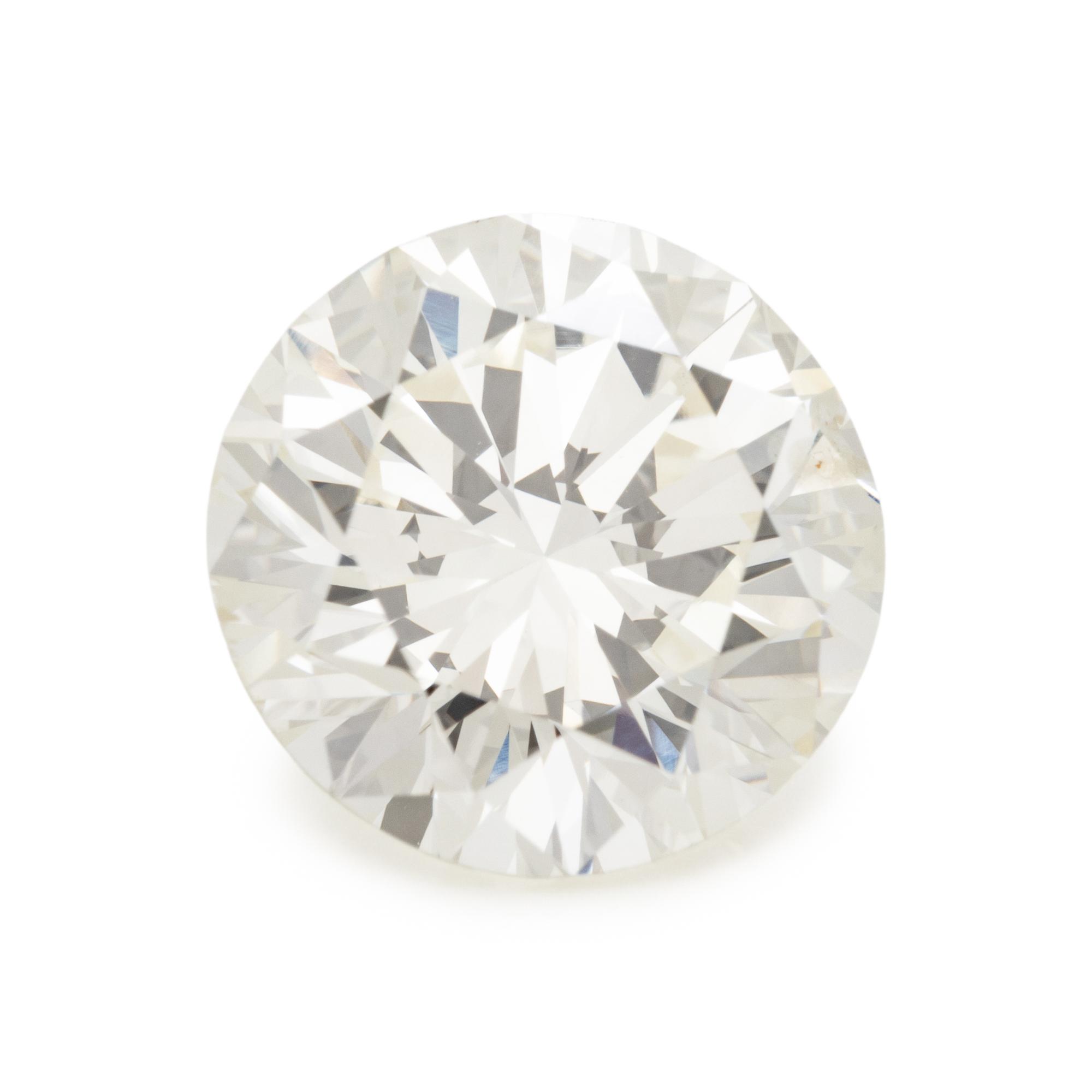 3.04 CARAT ROUND BRILLIANT CUT DIAMOND
